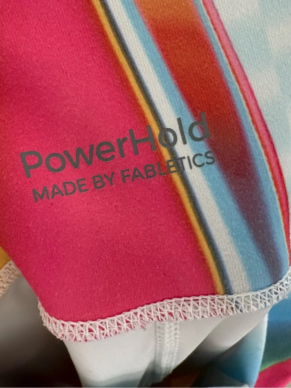 Fabletics Power Hold Rainbow 7/8 Leggings S